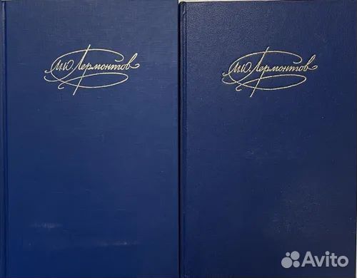 Комплект из двух книг Лермонтов Михаил Юрьевич