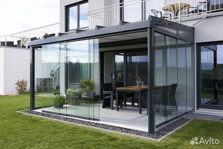 Безрамное остекление любой сложности