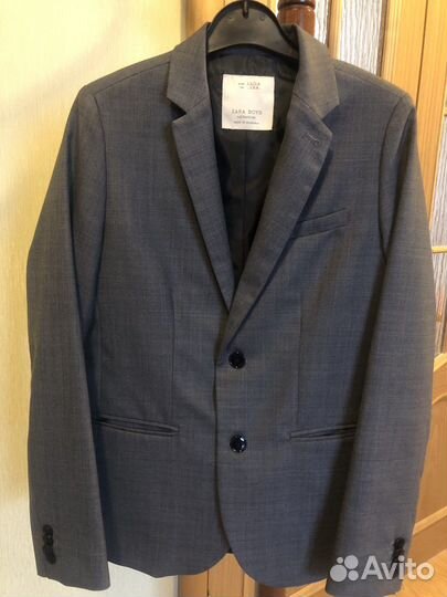 Пиджак серый детский
