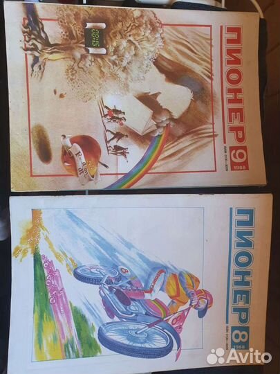 Журналы Пионер 1988 г выпуска