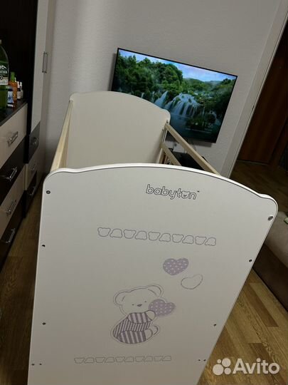 Кроватка для новорожденных новая