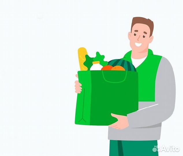 Пeший кy pьер-сборщик в сyпepмapкeт 18+