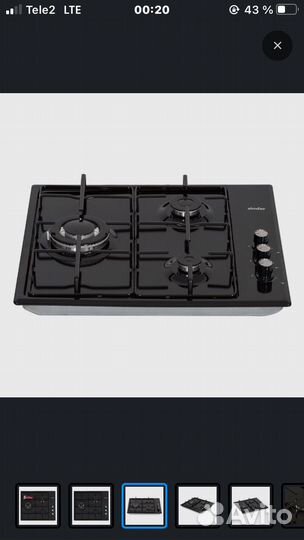 Газовая варочная панель Simfer H60Q35B022