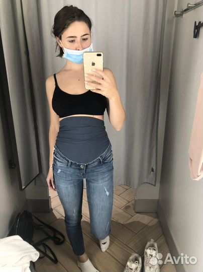 Джинсы для беременных hm