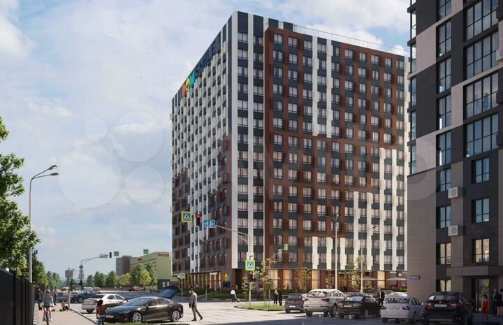 3-к. апартаменты, 62,2 м², 7/15 эт.