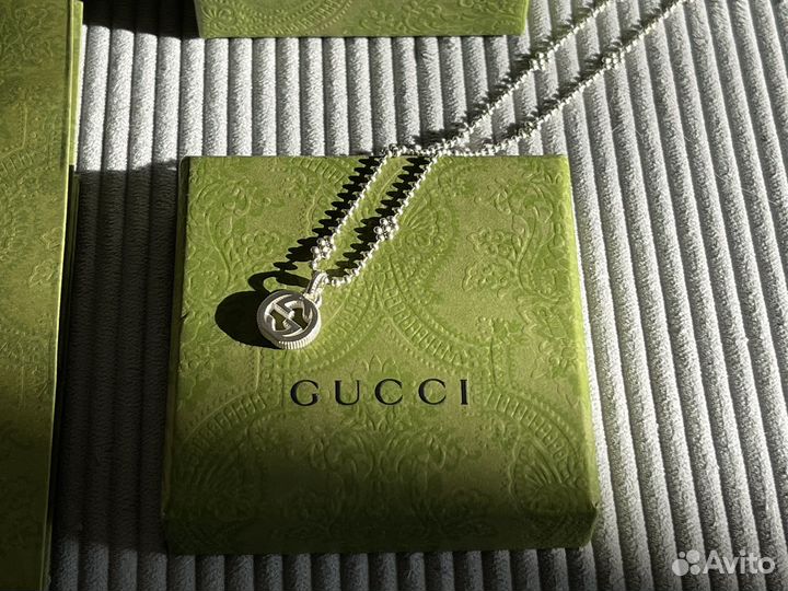 Серебряная подвеска Gucci