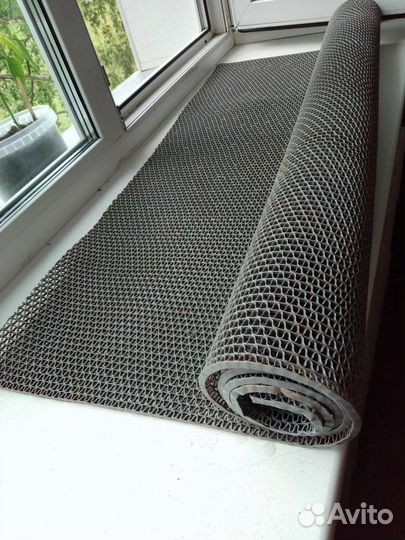 Резиновый коврик 140/90см(серый)