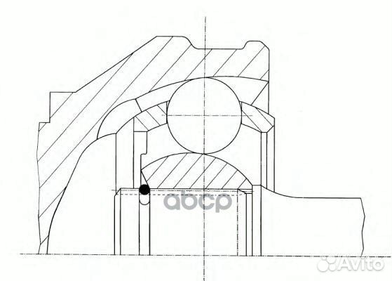 Шрус наружн к-кт skoda: superb 02, VW: passat