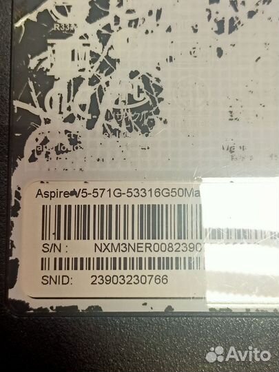 Ноутбук acer