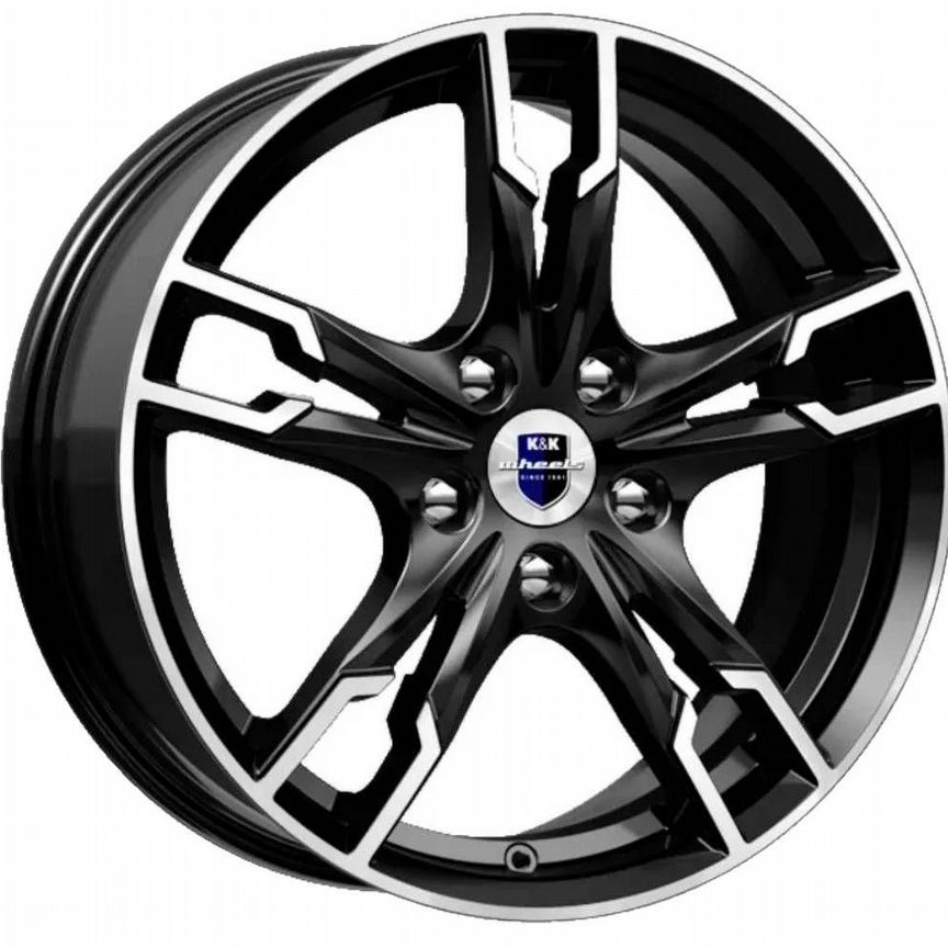 Диски K&K Солар 7x17 5x108 ET43 D67.1 Алмаз черный