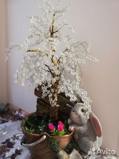 Деревья из бисера