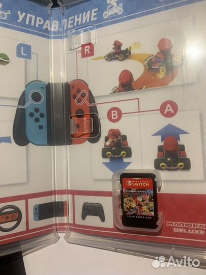 Mario kart 8 deluxe nintendo switch катридж