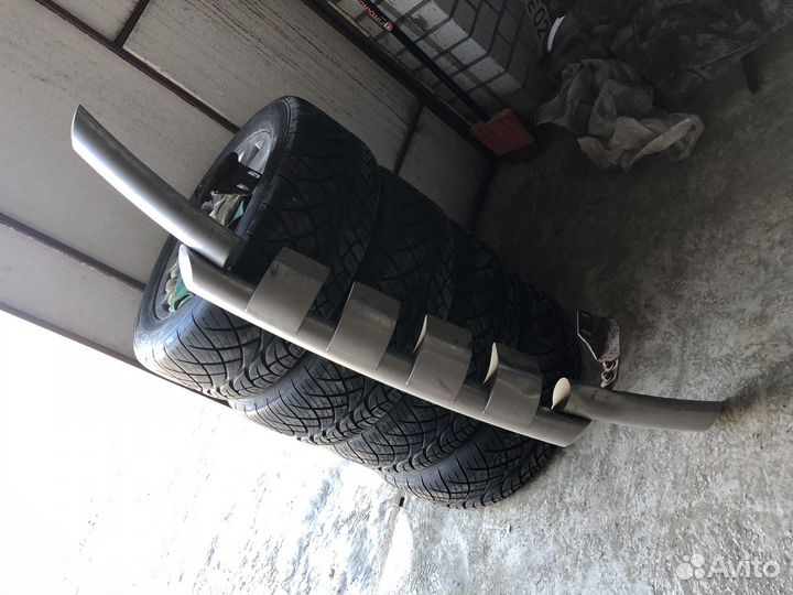 Защита переднего бампера toyota land cruiser 200