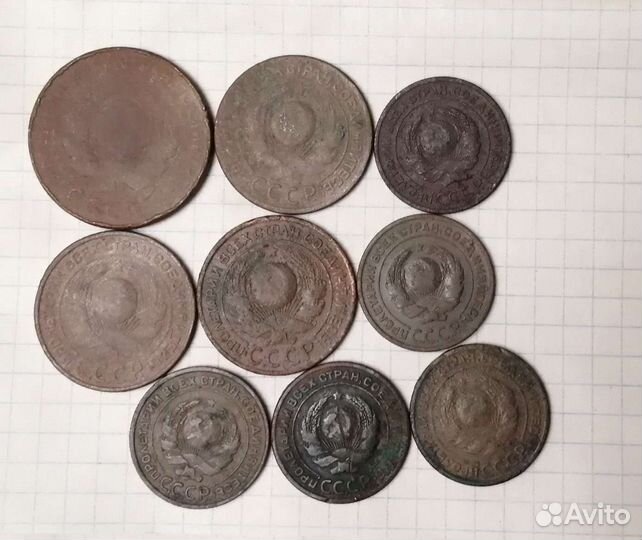 Монеты 1924-1927 медь редкая есть