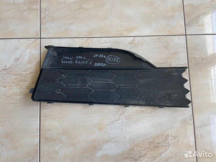 Накладка птф левая Skoda Rapid 2 С 2020 По 2023