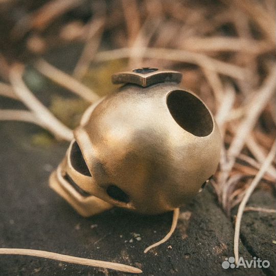 Бусина Темляк Брелок Череп Игрок Азарт Карты Пики