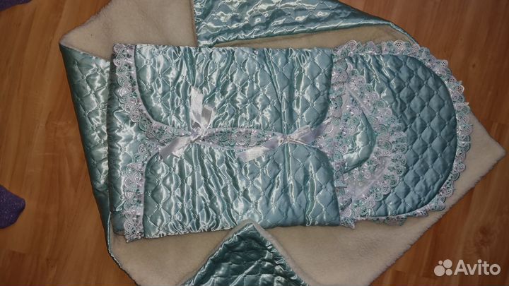 Конверт на выписку зимний для девочки или мальчика