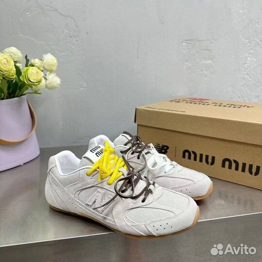 Кеды new balance женские Miu Miu