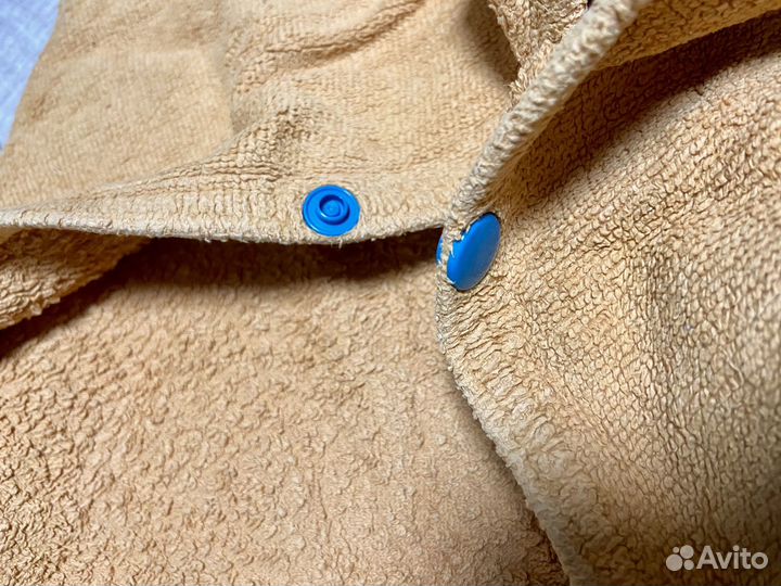 Махровое детское полотенце с капюшоном - пират