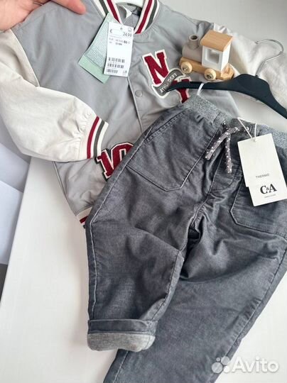 Брюки на хлопковом подкладе 86 92 98 104