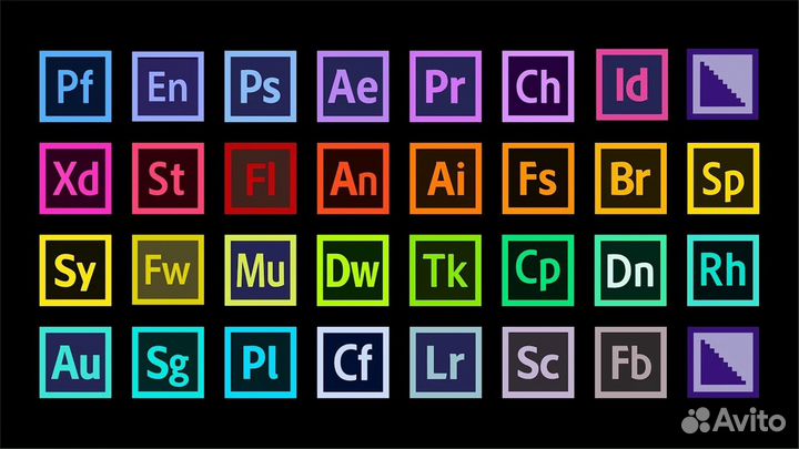 Adobe Creative Cloud Лицензия 1/6 мес + Нейросети