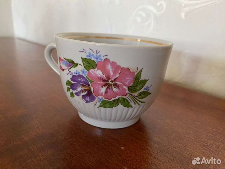 Чашка с блюдцем. Завод Пролетарий