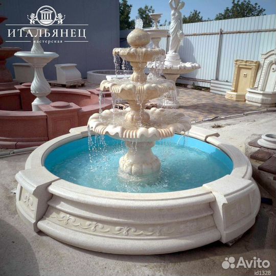 Гранитный фонтан от производителя