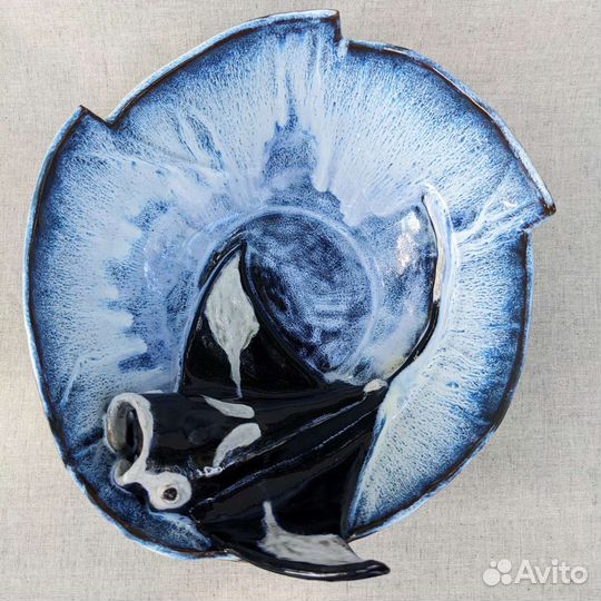 Блюдо керамическое, ручная работа