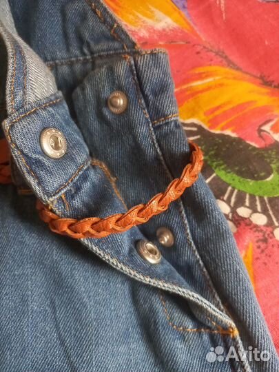 Джинсовый сарафан 134-140 р-р