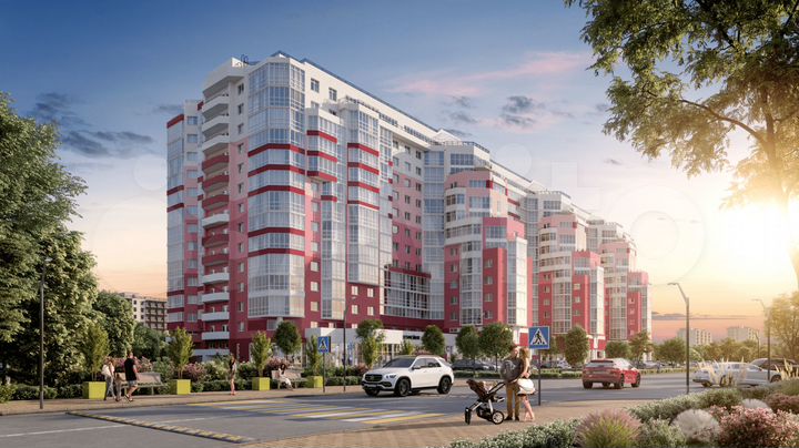 3-к. квартира, 67,6 м², 8/14 эт.