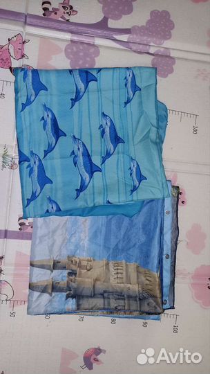 Занавески для комнаты, ванны. Покрывало