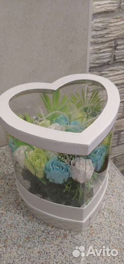 Букет из мыльных роз