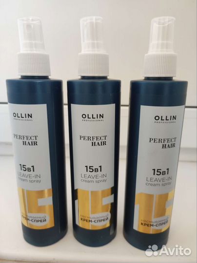 Ollin Professional несмываемый крем-спрей 15 в 1