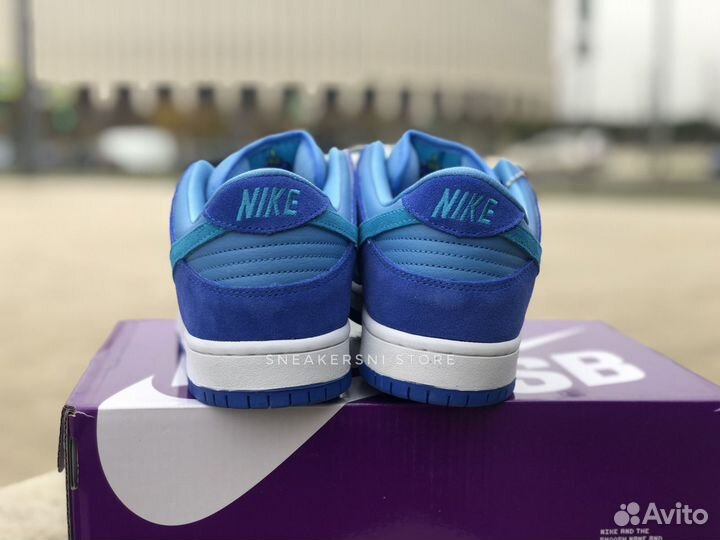 Кроссовки Nike SB Dunk Low Blue Raspberry