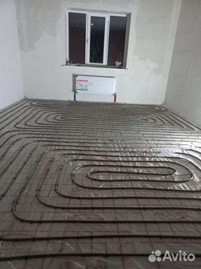 Монтаж отопления, тёплых полов, без посредников