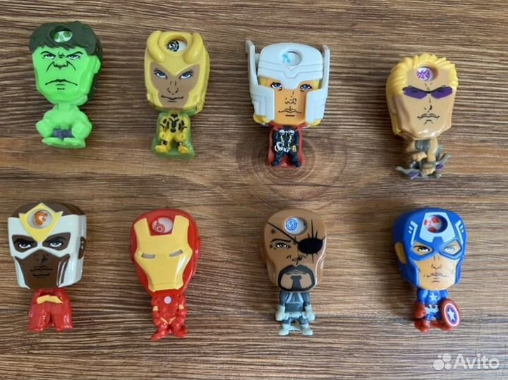 Игрушки из киндер яиц разные