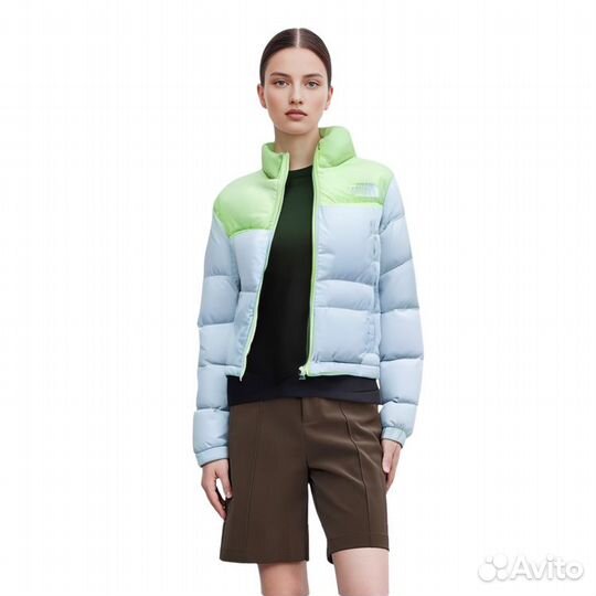 THE north face Down Jacket Women's Light Blue (S)(93)