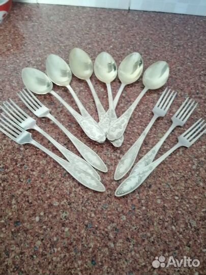 Столовые приборы мельхиор