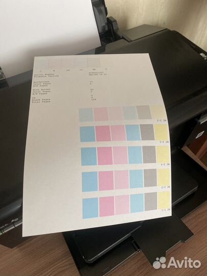 Цветной принтер epson с снпч l805