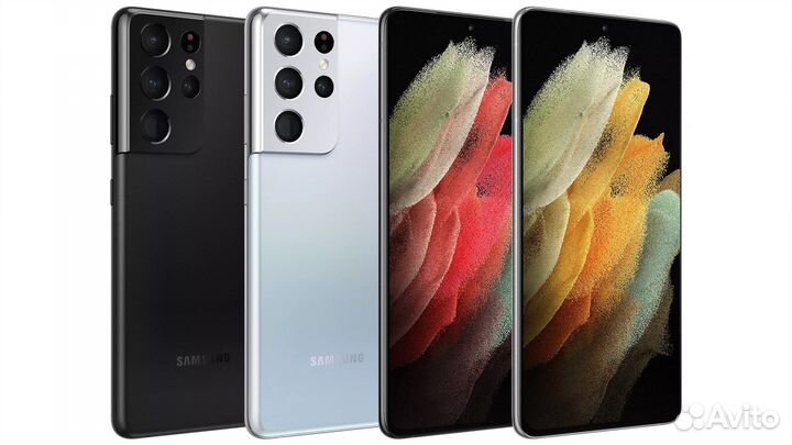 Лоток симкарты Samsung S21 Ultra черный