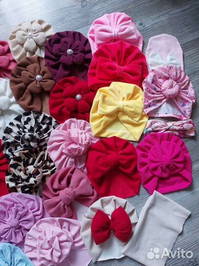 Шапка тюрбан,чалма для девочки