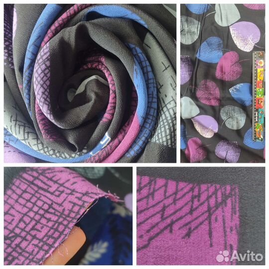 Шелк натуральный, отрезы по 2-3,6 метра