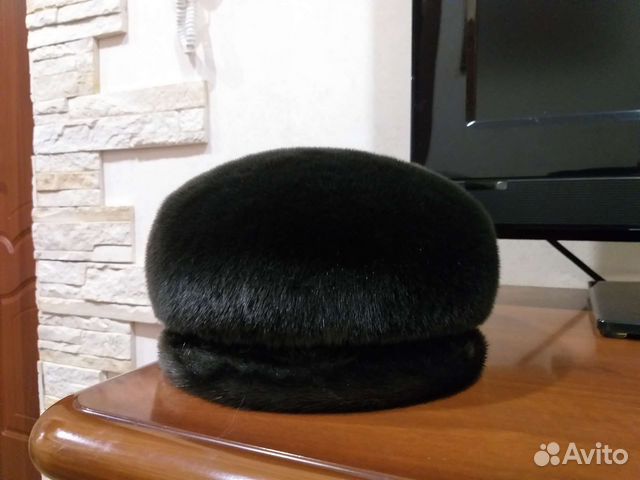 Меховая мужская кепка из нерпы