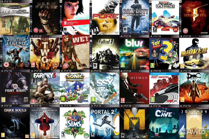 155 топовых игр PS3