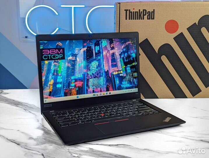Сенсорный Lenovo T490S i7-8650U 32GB 1TB SSD IPS
