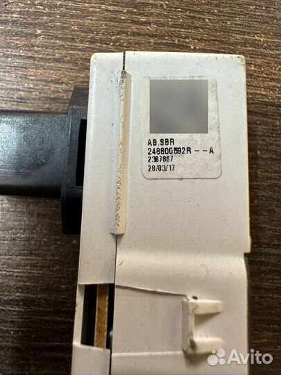 Индикатор ремня безопасности renault logan 2