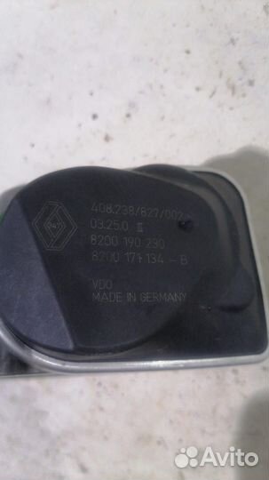 Дроссельная заслонка renault megane 2