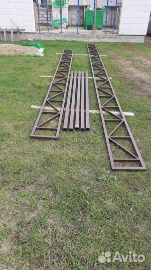 Изготовление ферм для навесов, терасс