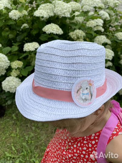 Шляпа соломенная детская