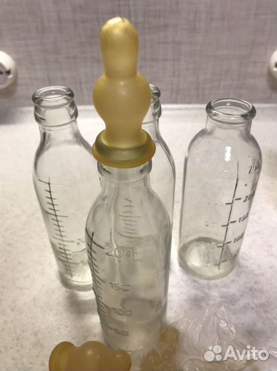 Бутылочки для кормления стекло